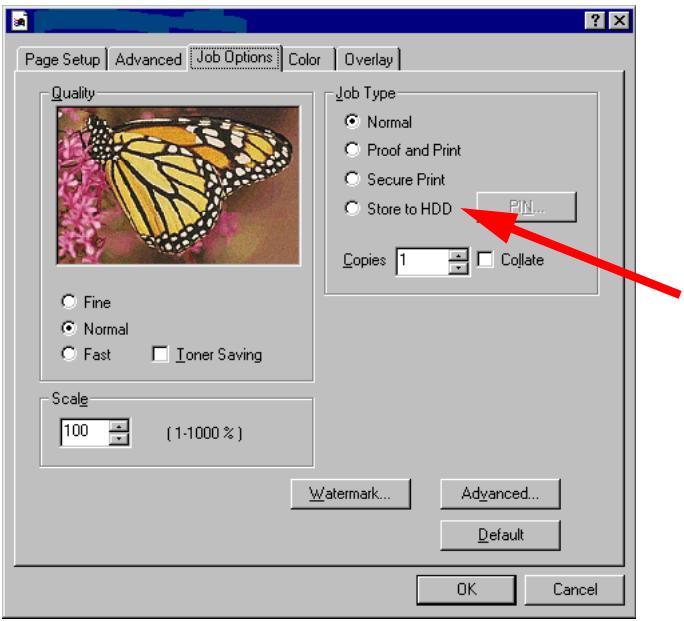 OKI C5400DN - Stockage sur le disque dur - 1
