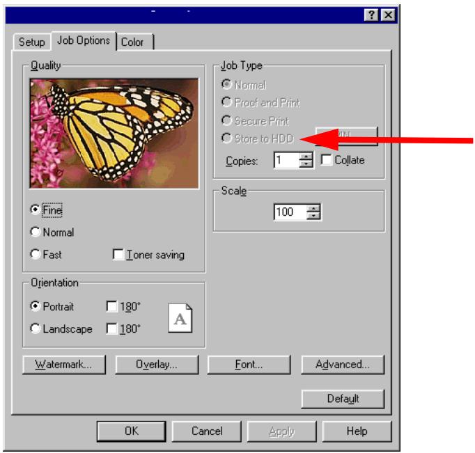 OKI C5400DN - Stockage sur le disque dur - 1