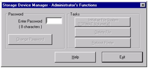 OKI C5400DN - Définition d'un mot de passe d'administration. - 1