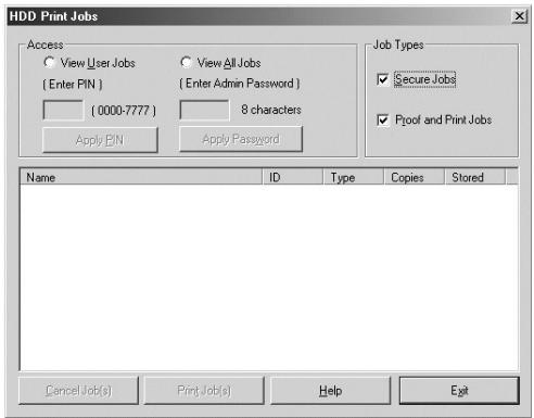 OKI C5400DN - HDD print jobs (travaux d'impression du disque dur) - 1