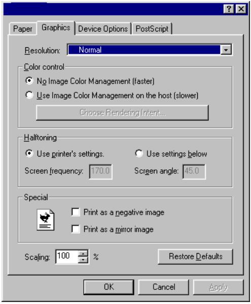 OKI C5400DN - Concordance des couleurs : pilote d'emulation postscript - 1