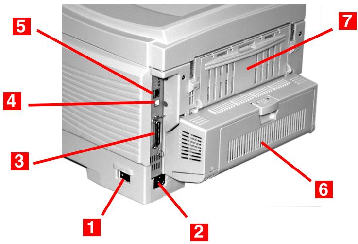 OKI C5400DN - Vue arrière - 1