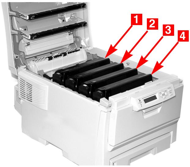 OKI C5400DN - Avertissement! - 1