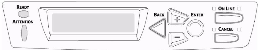 OKI C6000N - Impression de la liste des paramètres courants menu map (liste des menus) - 1