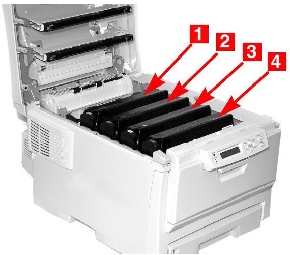 OKI C6050DN - Avertissement! - 1