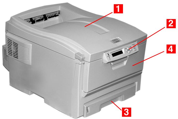 OKI C6050DN - Vue avant - 1