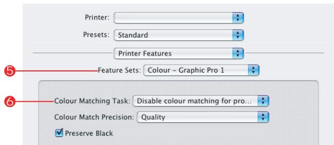 OKI C6100HDN - Paramètres du pilote d'imprimante pour création de profil ICC ou absence de colorimétrie - 5