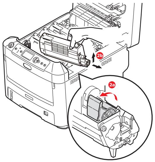 OKI C610DN - Notez la position des quatre cartouches. - 2