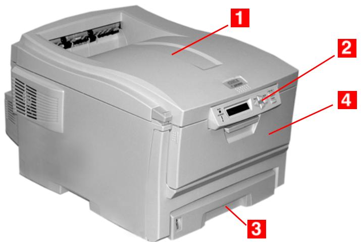 OKI C6150DN - Vue avant - 1