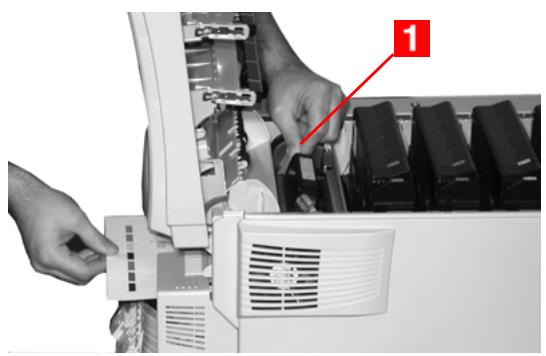 OKI C6150DN - AVERTISSEMENT! L'unité de fusion (four) peut être BRULANTE. - 1