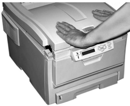 OKI C6150DTN - AVERTISSEMENT! L'unité de fusion (four) peut être BRULANTE. - 3