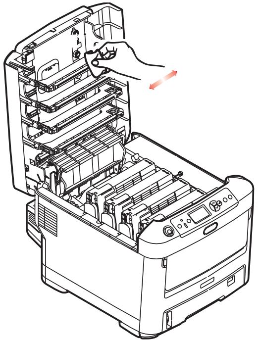 OKI C711DTN - Notez la position des quatre cartouches. - 7