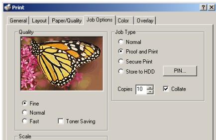 OKI C7350N - PCL ou postscript - 1
