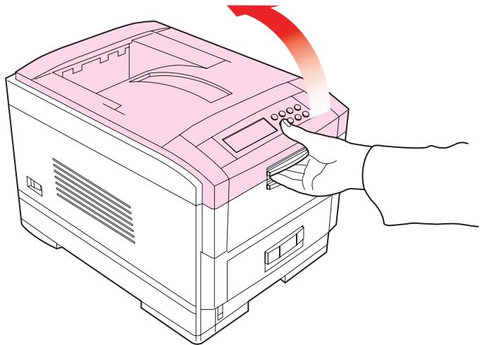 OKI C7350N - Changement de la courroie de transfert - 1