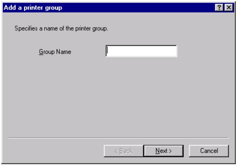 OKI C7350N - Définition des groupes d'imprimantes - 1