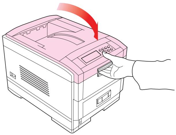 OKI C7350N - Vérifiez tout bac à papier supplémentaire - 1