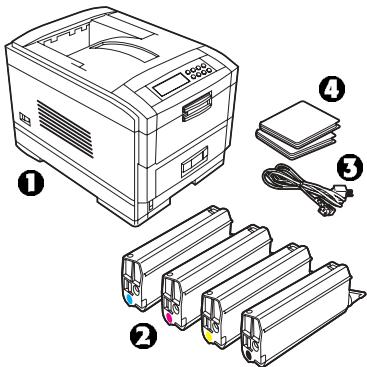 OKI C7350N - Avertissement! - 1