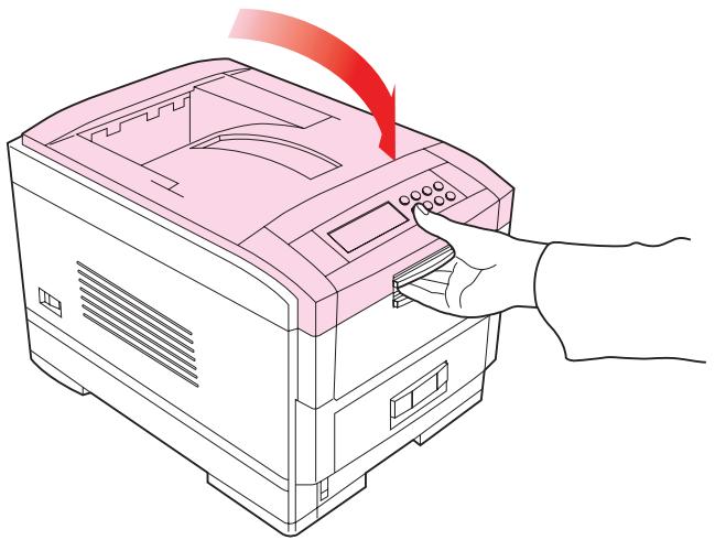 OKI C7350N - Attention! - 1