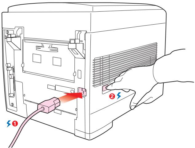 OKI C7350N - Avertissement! - 1