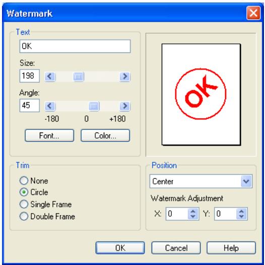 OKI C7350N - Impression de filigranes - 2