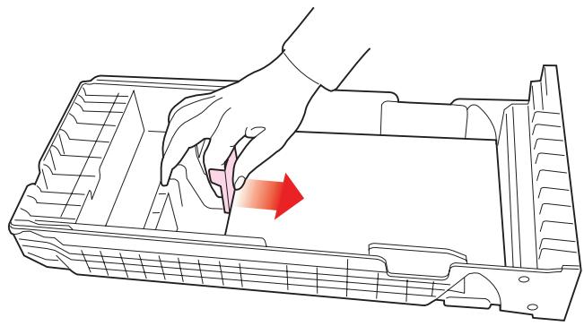 OKI C7350N - Sortez le bac à papier. - 3