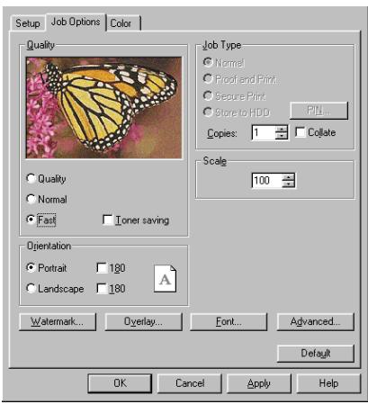 OKI C7350N - Changer pour un travail d'impression - 2