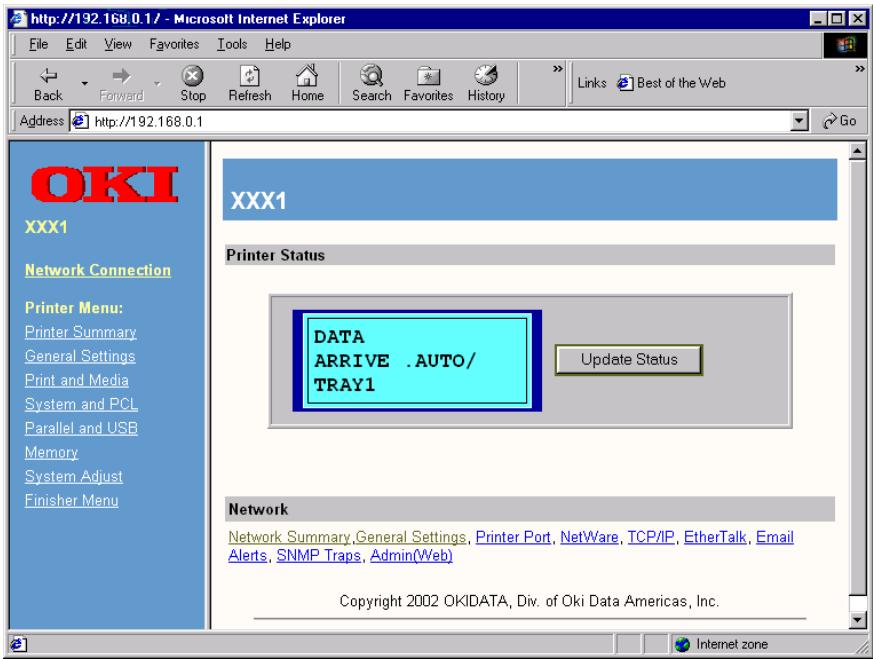 OKI C7350N - Job log [journal des travaux] - 2