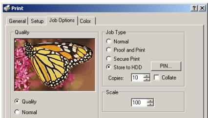 OKI C7350N - Emmagasiner un document - 2