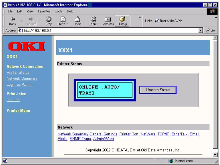 OKI C7350N - Appuyez sur entrée. - 1