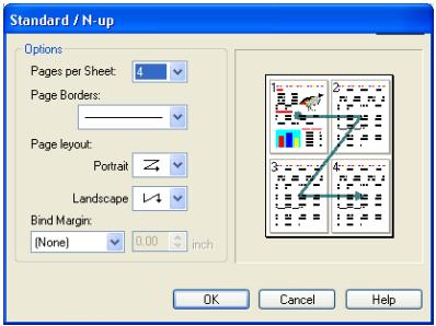 OKI C7350N - Pages multiples sur une seule feuille - 2