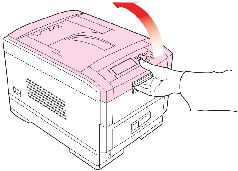 OKI C7350N - Attention! - 1