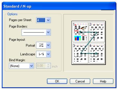 OKI C7350N - Pages multiples sur une seule feuille - 2