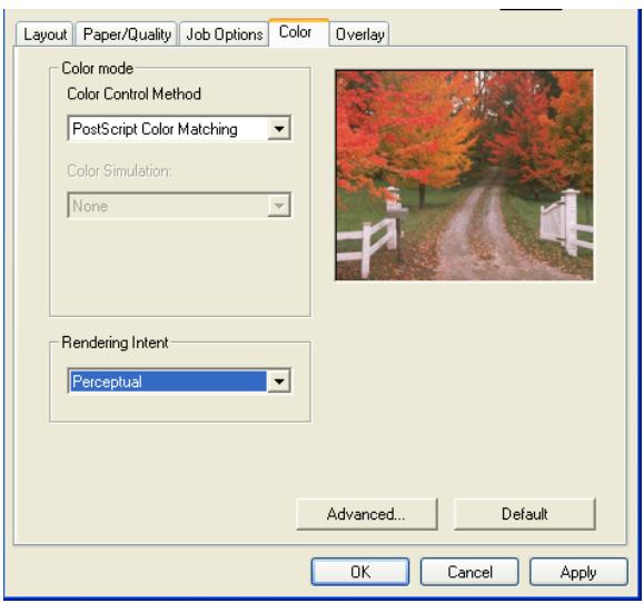 OKI C7350N - Contrôle couleur postscript - 1