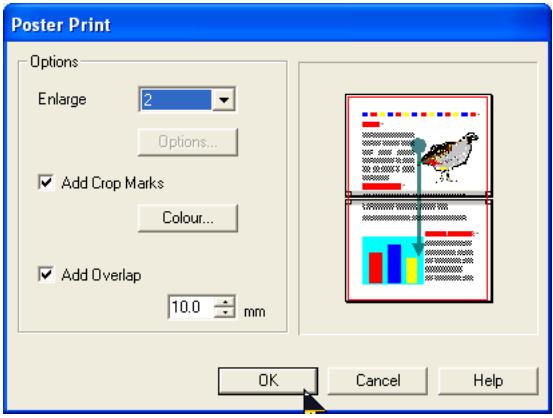OKI C7350N - Impression de posters - 2