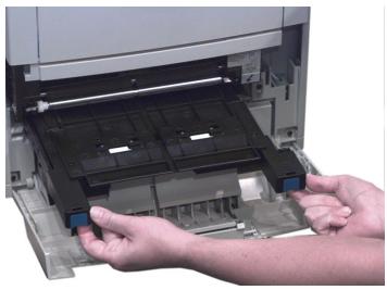 OKI C7400N - Bourrage de l'unité recto verso côté alimentation - 2