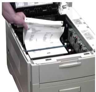 OKI C7400N - Bourrage du mécanisme de transport - 3