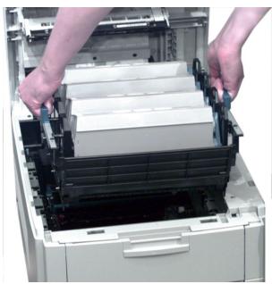 OKI C7400N - Bourrage du mécanisme de transport - 2