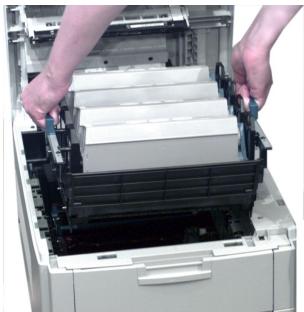 OKI C7400N - Bourrage du mécanisme de transport - 4