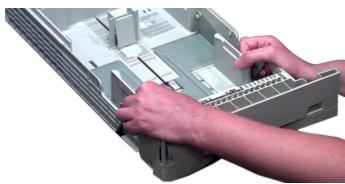 OKI C7400N - Chargement du support : bacs 1, 2 et 3 - 2