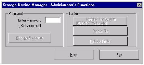 OKI C7550HDN - Définition d'un mot de passer d'administration. - 1
