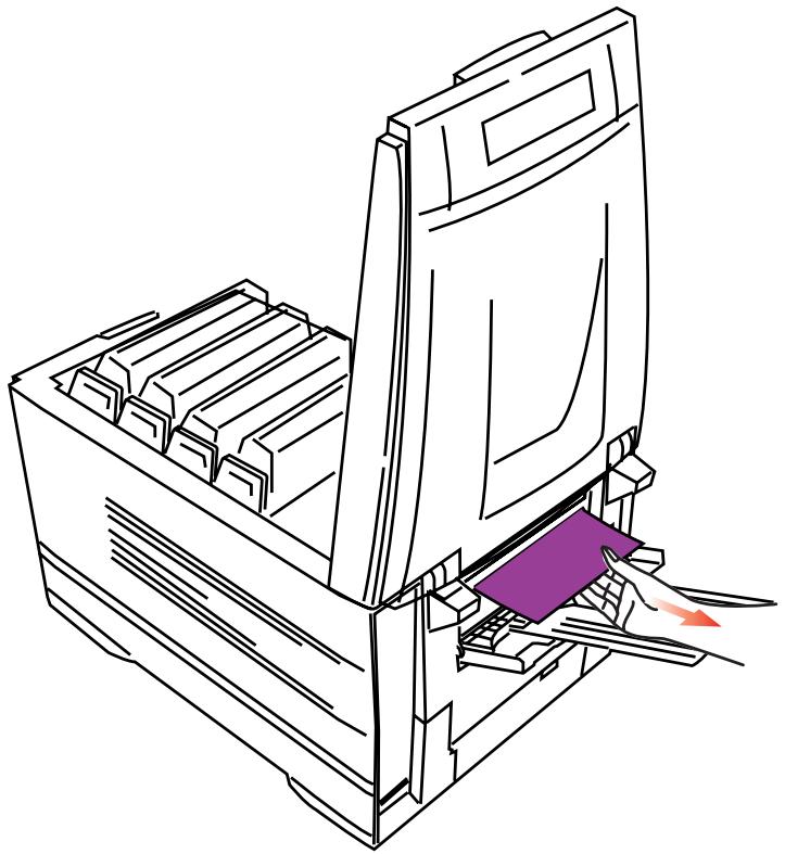OKI C7550HDN - Vérifiez derrière le capot arrêté - 1