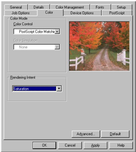 OKI C7550HDN - PostScript Color Control (Contrôle couleur Postscript) - 1