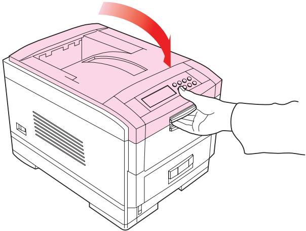 OKI C7550HDN - Changement de la courroie de transfert - 6