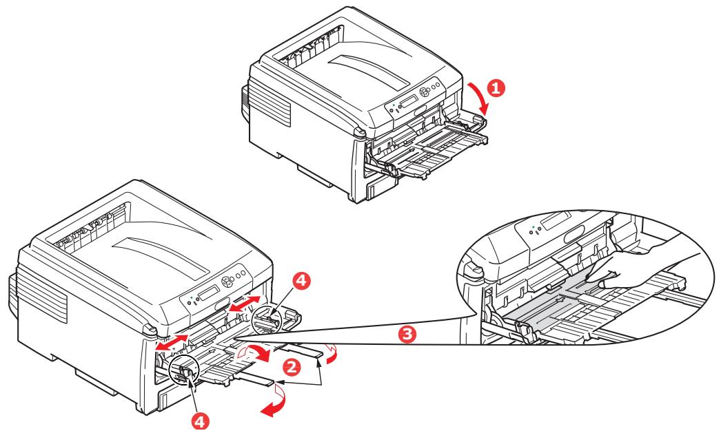 OKI C830DN - BAC MULTIFONCTION - 1