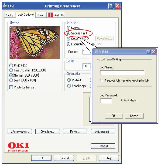 OKI C830DN - ENVOI DU DOCUMENT À L'IMPRIMANTE - 1