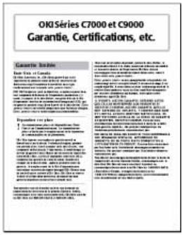 OKI C9400DXN - Garantie, certifications, etc. - 1