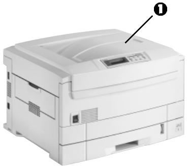 OKI C9400DXN - Sortie par le haut (par défaut) - 1