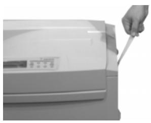 OKI C9400DXNCCS - Retirer les matériaux d'emballage - 1