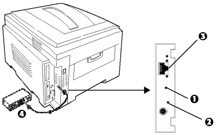 OKI C9400DXNCCS - Connexion réseau - 1