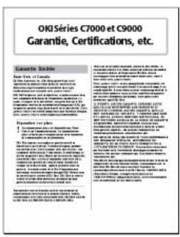 OKI C9400DXNCCS - Garantie, certifications, etc. - 1